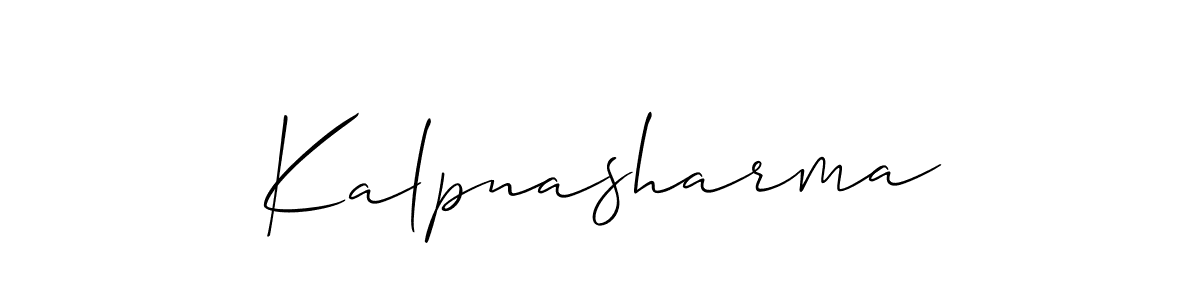 Make a beautiful signature design for name Kalpnasharma. Use this online signature maker to create a handwritten signature for free. Kalpnasharma signature style 2 images and pictures png