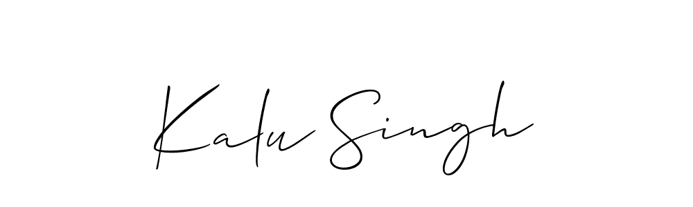 Once you've used our free online signature maker to create your best signature Allison_Script style, it's time to enjoy all of the benefits that Kalu Singh name signing documents. Kalu Singh signature style 2 images and pictures png