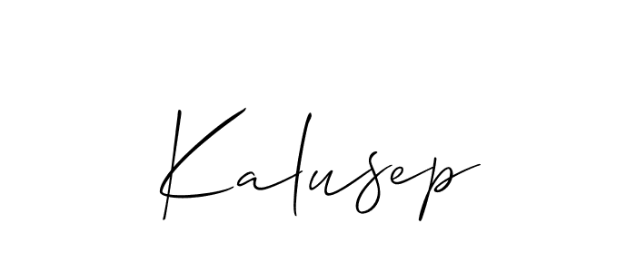 Once you've used our free online signature maker to create your best signature Allison_Script style, it's time to enjoy all of the benefits that Kalusep name signing documents. Kalusep signature style 2 images and pictures png