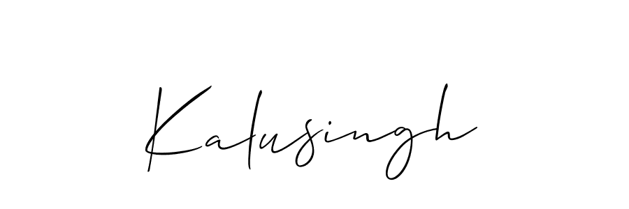 Make a beautiful signature design for name Kalusingh. Use this online signature maker to create a handwritten signature for free. Kalusingh signature style 2 images and pictures png