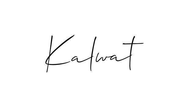 Similarly Allison_Script is the best handwritten signature design. Signature creator online .You can use it as an online autograph creator for name Kalwat. Kalwat signature style 2 images and pictures png
