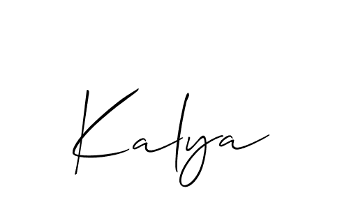 Check out images of Autograph of Kalya name. Actor Kalya Signature Style. Allison_Script is a professional sign style online. Kalya signature style 2 images and pictures png