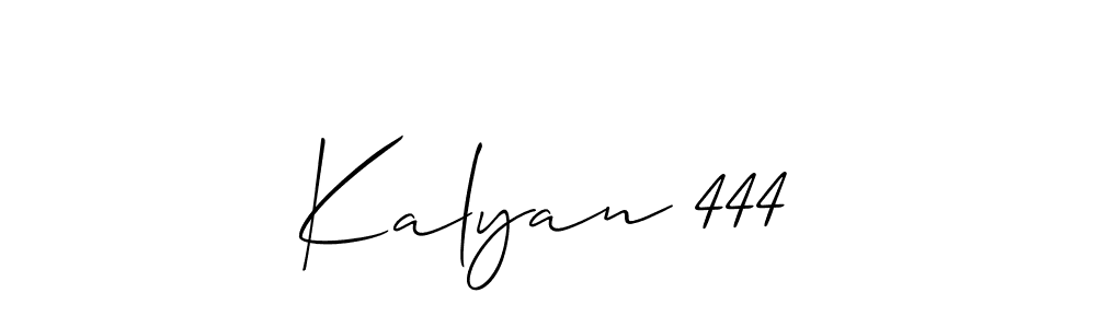 Make a beautiful signature design for name Kalyan 444. Use this online signature maker to create a handwritten signature for free. Kalyan 444 signature style 2 images and pictures png