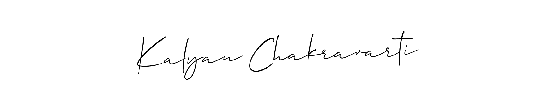 Make a short Kalyan Chakravarti signature style. Manage your documents anywhere anytime using Allison_Script. Create and add eSignatures, submit forms, share and send files easily. Kalyan Chakravarti signature style 2 images and pictures png