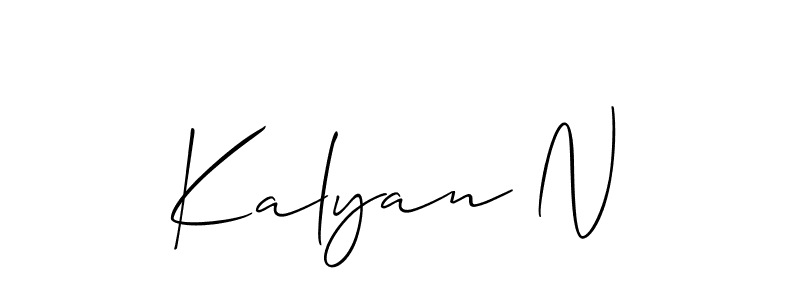 You can use this online signature creator to create a handwritten signature for the name Kalyan N. This is the best online autograph maker. Kalyan N signature style 2 images and pictures png
