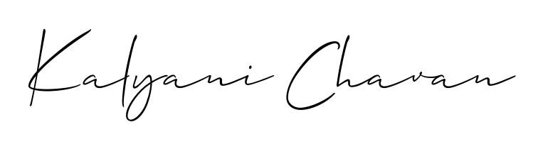 Turn your name Kalyani Chavan into a signature brand with Allison_Script styling. Download in standard PNG or transparent format anytime. Kalyani Chavan signature style 2 images and pictures png