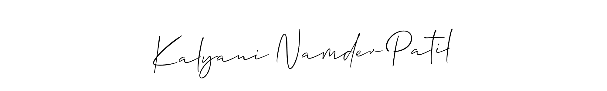 You can use this online signature creator to create a handwritten signature for the name Kalyani Namdev Patil. This is the best online autograph maker. Kalyani Namdev Patil signature style 2 images and pictures png