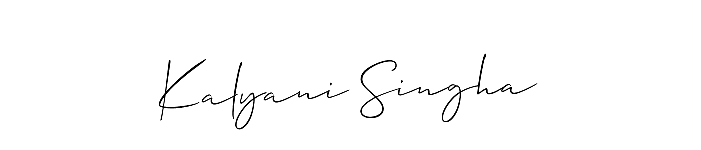 Here are the top 10 professional signature styles for the name Kalyani Singha. These are the best autograph styles you can use for your name. Kalyani Singha signature style 2 images and pictures png