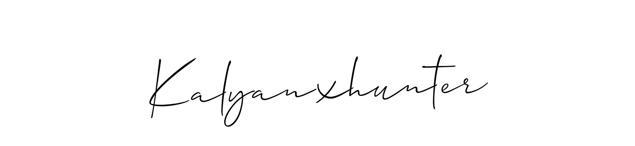 Check out images of Autograph of Kalyanxhunter name. Actor Kalyanxhunter Signature Style. Allison_Script is a professional sign style online. Kalyanxhunter signature style 2 images and pictures png
