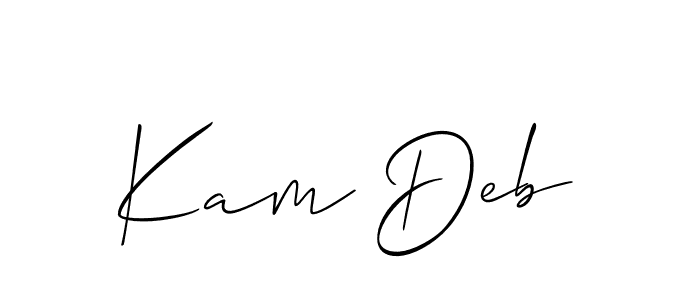 Once you've used our free online signature maker to create your best signature Allison_Script style, it's time to enjoy all of the benefits that Kam Deb name signing documents. Kam Deb signature style 2 images and pictures png