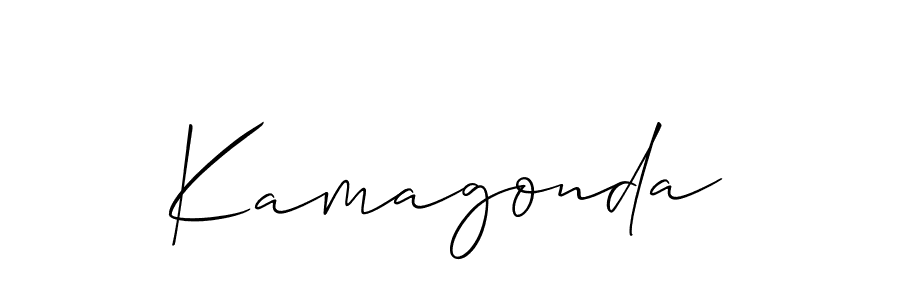 Make a beautiful signature design for name Kamagonda. Use this online signature maker to create a handwritten signature for free. Kamagonda signature style 2 images and pictures png