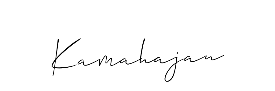 Kamahajan stylish signature style. Best Handwritten Sign (Allison_Script) for my name. Handwritten Signature Collection Ideas for my name Kamahajan. Kamahajan signature style 2 images and pictures png