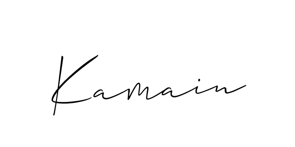 See photos of Kamain official signature by Spectra . Check more albums & portfolios. Read reviews & check more about Allison_Script font. Kamain signature style 2 images and pictures png