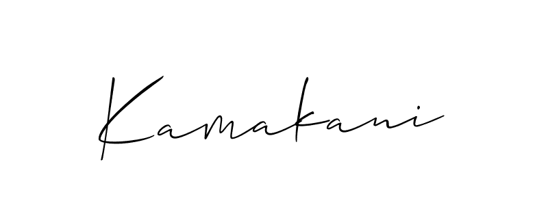 Make a beautiful signature design for name Kamakani. Use this online signature maker to create a handwritten signature for free. Kamakani signature style 2 images and pictures png