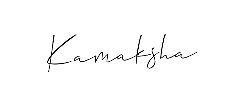 You should practise on your own different ways (Allison_Script) to write your name (Kamaksha) in signature. don't let someone else do it for you. Kamaksha signature style 2 images and pictures png
