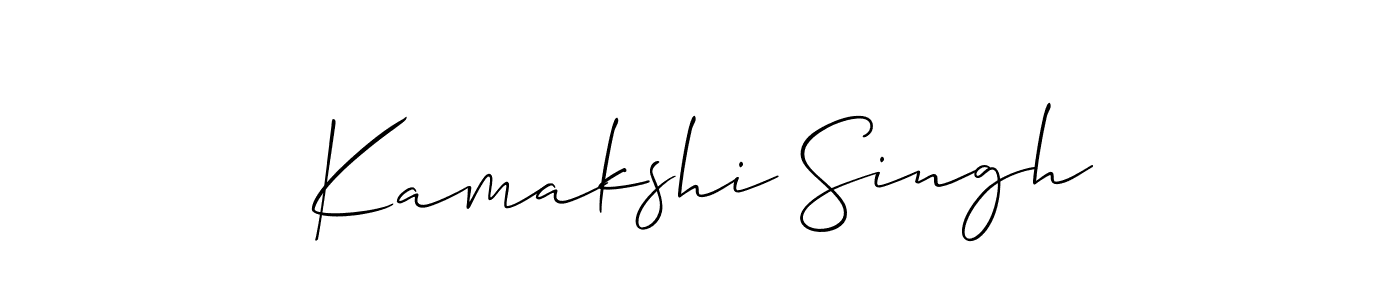 if you are searching for the best signature style for your name Kamakshi Singh. so please give up your signature search. here we have designed multiple signature styles  using Allison_Script. Kamakshi Singh signature style 2 images and pictures png