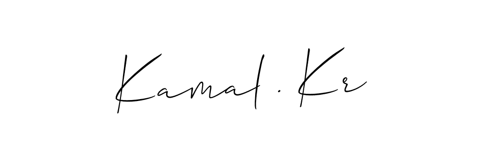 Once you've used our free online signature maker to create your best signature Allison_Script style, it's time to enjoy all of the benefits that Kamal . Kr name signing documents. Kamal . Kr signature style 2 images and pictures png