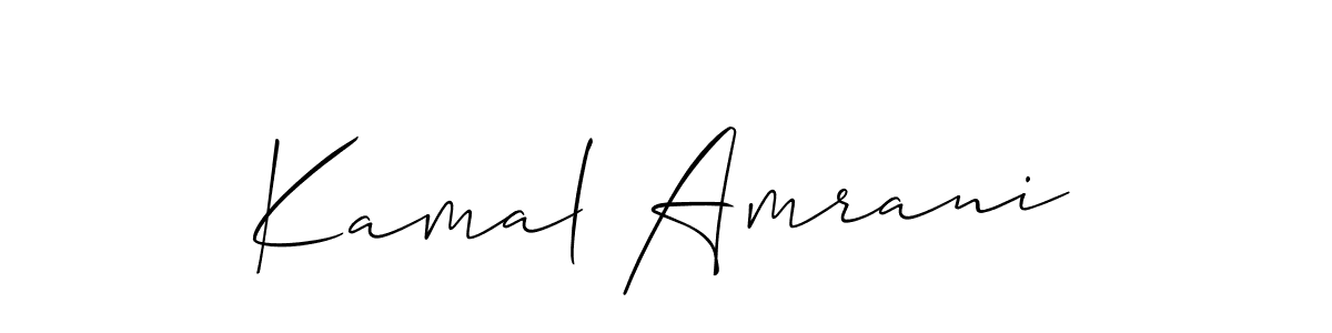 You can use this online signature creator to create a handwritten signature for the name Kamal Amrani. This is the best online autograph maker. Kamal Amrani signature style 2 images and pictures png