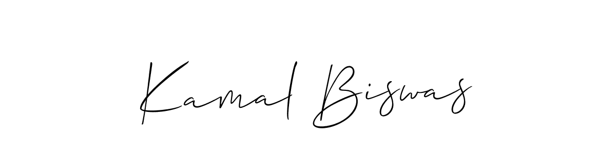 How to Draw Kamal Biswas signature style? Allison_Script is a latest design signature styles for name Kamal Biswas. Kamal Biswas signature style 2 images and pictures png