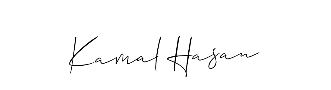 Also we have Kamal Hasan name is the best signature style. Create professional handwritten signature collection using Allison_Script autograph style. Kamal Hasan signature style 2 images and pictures png