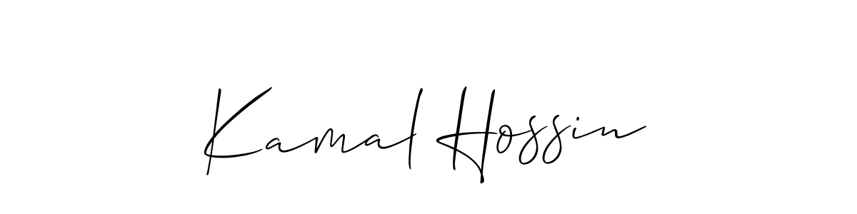 Best and Professional Signature Style for Kamal Hossin. Allison_Script Best Signature Style Collection. Kamal Hossin signature style 2 images and pictures png