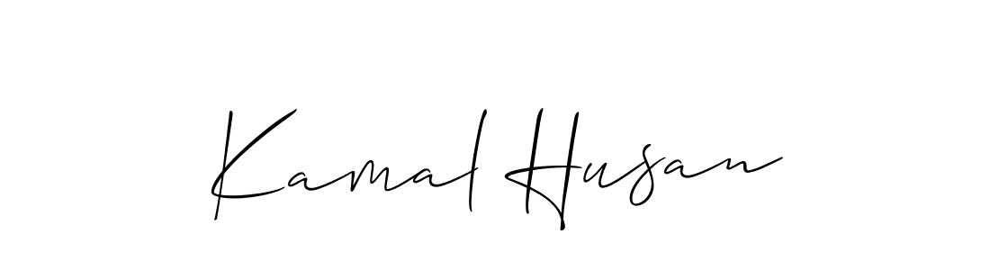 Also You can easily find your signature by using the search form. We will create Kamal Husan name handwritten signature images for you free of cost using Allison_Script sign style. Kamal Husan signature style 2 images and pictures png