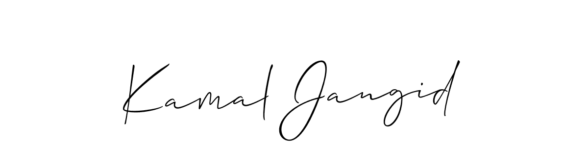 Also You can easily find your signature by using the search form. We will create Kamal Jangid name handwritten signature images for you free of cost using Allison_Script sign style. Kamal Jangid signature style 2 images and pictures png