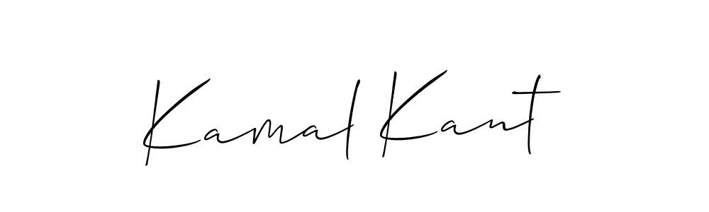 Kamal Kant stylish signature style. Best Handwritten Sign (Allison_Script) for my name. Handwritten Signature Collection Ideas for my name Kamal Kant. Kamal Kant signature style 2 images and pictures png