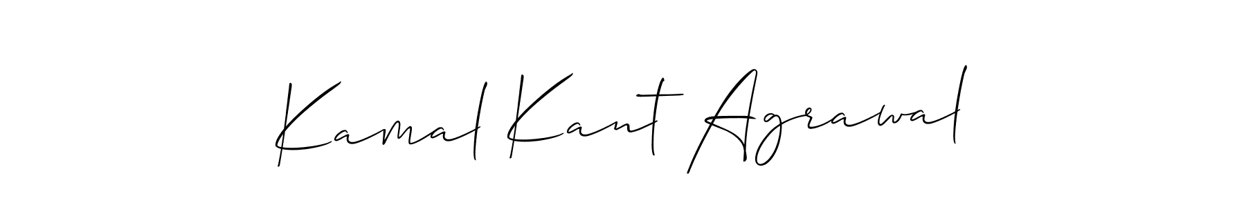 Make a short Kamal Kant Agrawal signature style. Manage your documents anywhere anytime using Allison_Script. Create and add eSignatures, submit forms, share and send files easily. Kamal Kant Agrawal signature style 2 images and pictures png