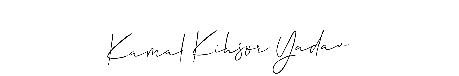 Make a beautiful signature design for name Kamal Kihsor Yadav. Use this online signature maker to create a handwritten signature for free. Kamal Kihsor Yadav signature style 2 images and pictures png