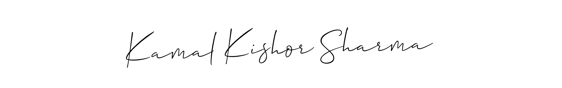 See photos of Kamal Kishor Sharma official signature by Spectra . Check more albums & portfolios. Read reviews & check more about Allison_Script font. Kamal Kishor Sharma signature style 2 images and pictures png