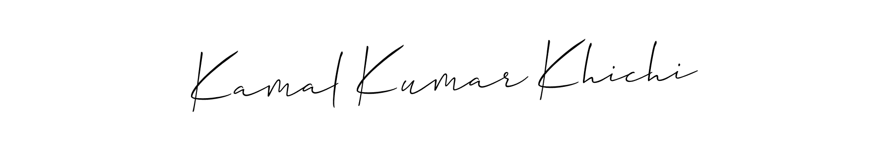 You can use this online signature creator to create a handwritten signature for the name Kamal Kumar Khichi. This is the best online autograph maker. Kamal Kumar Khichi signature style 2 images and pictures png