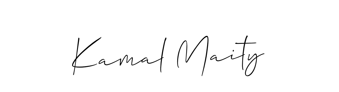 Best and Professional Signature Style for Kamal Maity. Allison_Script Best Signature Style Collection. Kamal Maity signature style 2 images and pictures png