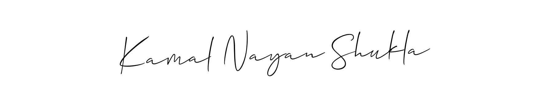 You can use this online signature creator to create a handwritten signature for the name Kamal Nayan Shukla. This is the best online autograph maker. Kamal Nayan Shukla signature style 2 images and pictures png