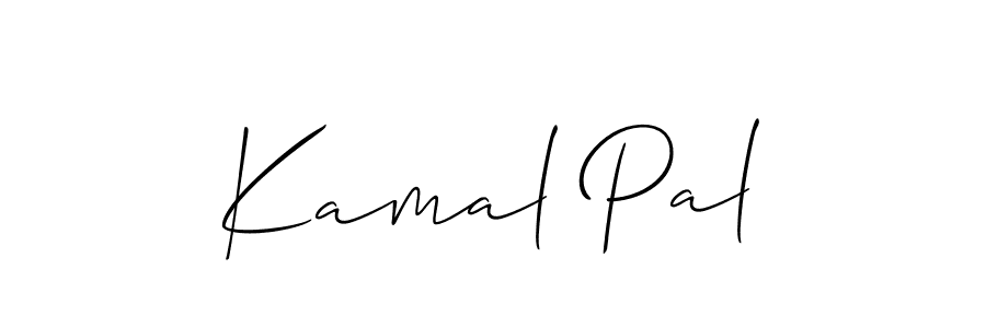 You should practise on your own different ways (Allison_Script) to write your name (Kamal Pal) in signature. don't let someone else do it for you. Kamal Pal signature style 2 images and pictures png