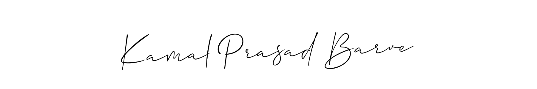 Make a beautiful signature design for name Kamal Prasad Barve. Use this online signature maker to create a handwritten signature for free. Kamal Prasad Barve signature style 2 images and pictures png