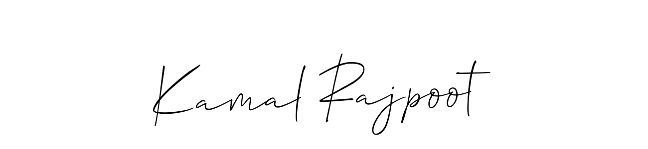 You can use this online signature creator to create a handwritten signature for the name Kamal Rajpoot. This is the best online autograph maker. Kamal Rajpoot signature style 2 images and pictures png