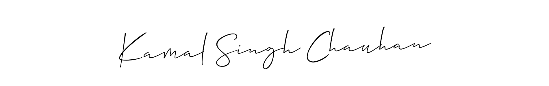 if you are searching for the best signature style for your name Kamal Singh Chauhan. so please give up your signature search. here we have designed multiple signature styles  using Allison_Script. Kamal Singh Chauhan signature style 2 images and pictures png