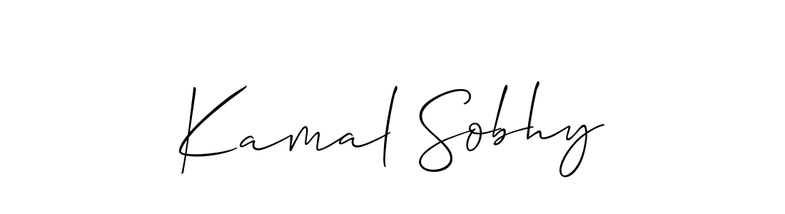 Best and Professional Signature Style for Kamal Sobhy. Allison_Script Best Signature Style Collection. Kamal Sobhy signature style 2 images and pictures png