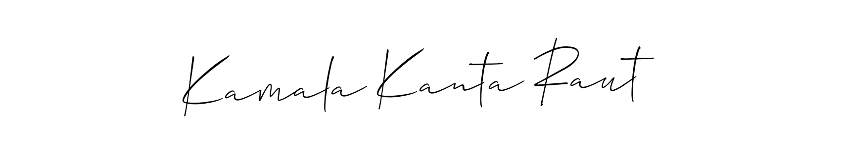 Kamala Kanta Raut stylish signature style. Best Handwritten Sign (Allison_Script) for my name. Handwritten Signature Collection Ideas for my name Kamala Kanta Raut. Kamala Kanta Raut signature style 2 images and pictures png