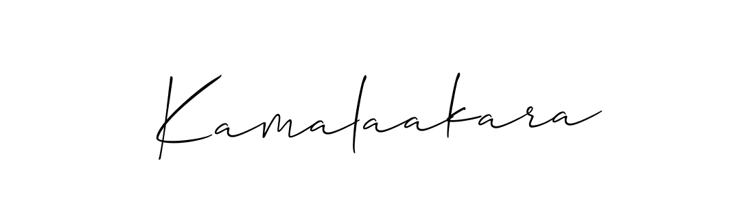 How to make Kamalaakara name signature. Use Allison_Script style for creating short signs online. This is the latest handwritten sign. Kamalaakara signature style 2 images and pictures png