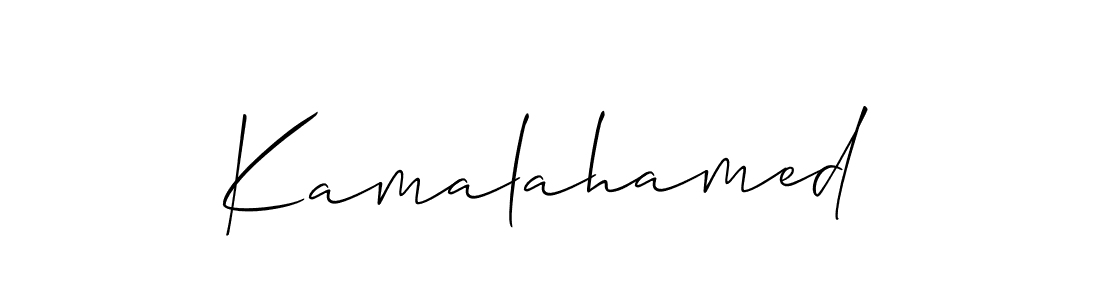 Also we have Kamalahamed name is the best signature style. Create professional handwritten signature collection using Allison_Script autograph style. Kamalahamed signature style 2 images and pictures png