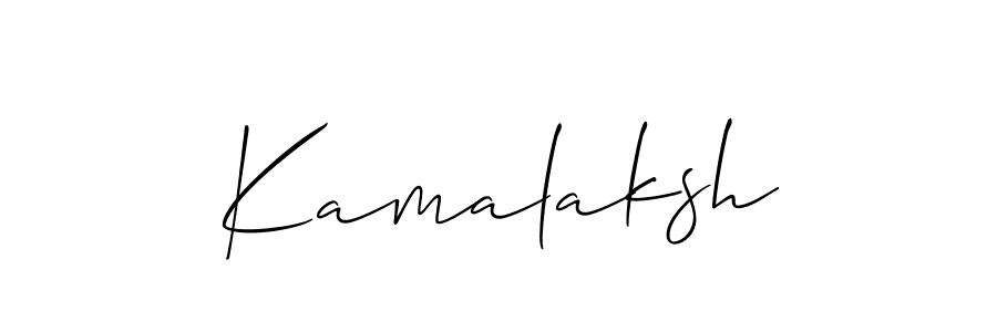 How to make Kamalaksh name signature. Use Allison_Script style for creating short signs online. This is the latest handwritten sign. Kamalaksh signature style 2 images and pictures png