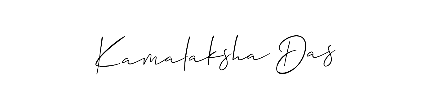 Create a beautiful signature design for name Kamalaksha Das. With this signature (Allison_Script) fonts, you can make a handwritten signature for free. Kamalaksha Das signature style 2 images and pictures png