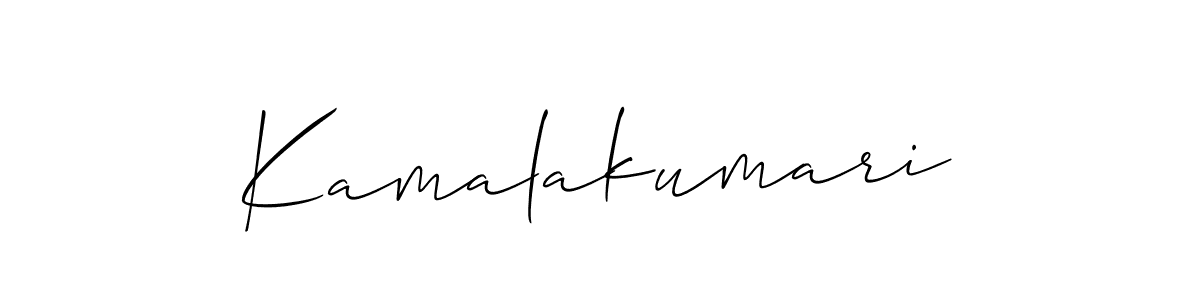 Best and Professional Signature Style for Kamalakumari. Allison_Script Best Signature Style Collection. Kamalakumari signature style 2 images and pictures png