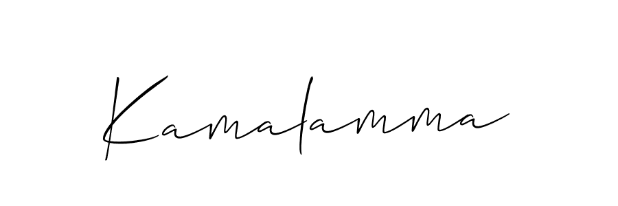Best and Professional Signature Style for Kamalamma. Allison_Script Best Signature Style Collection. Kamalamma signature style 2 images and pictures png