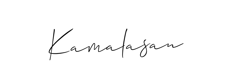 Similarly Allison_Script is the best handwritten signature design. Signature creator online .You can use it as an online autograph creator for name Kamalasan. Kamalasan signature style 2 images and pictures png
