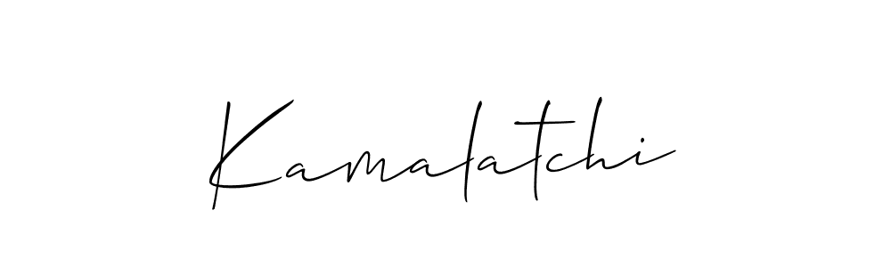 How to make Kamalatchi name signature. Use Allison_Script style for creating short signs online. This is the latest handwritten sign. Kamalatchi signature style 2 images and pictures png