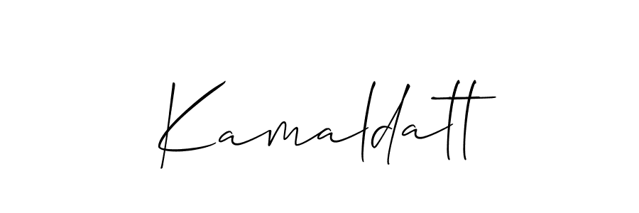 Also we have Kamaldatt name is the best signature style. Create professional handwritten signature collection using Allison_Script autograph style. Kamaldatt signature style 2 images and pictures png