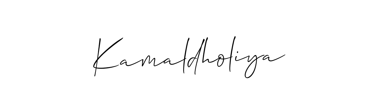 You can use this online signature creator to create a handwritten signature for the name Kamaldholiya. This is the best online autograph maker. Kamaldholiya signature style 2 images and pictures png